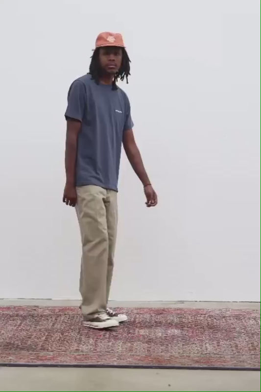Cotton T-shirt "Last Call For" Navy