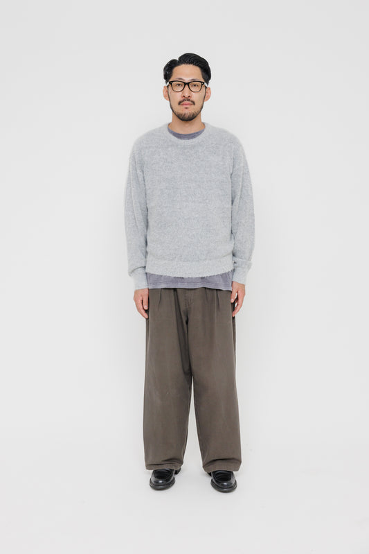 Pull Meribel — Grey 27 / White 25 par Last Call For — photo portée 02