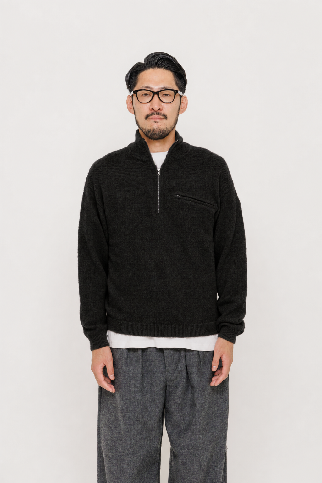 Pull Zip Trucker — Black par Last Call For — packshot 02