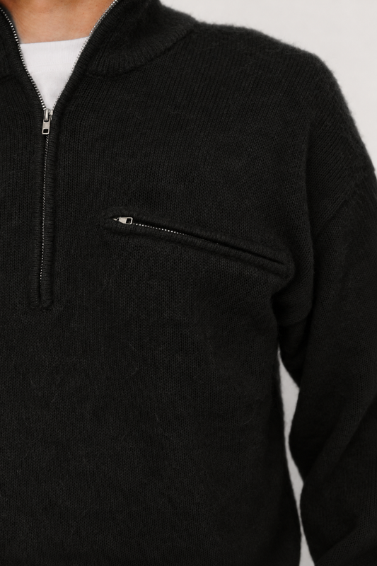 Pull Zip Trucker — Black par Last Call For — packshot 05