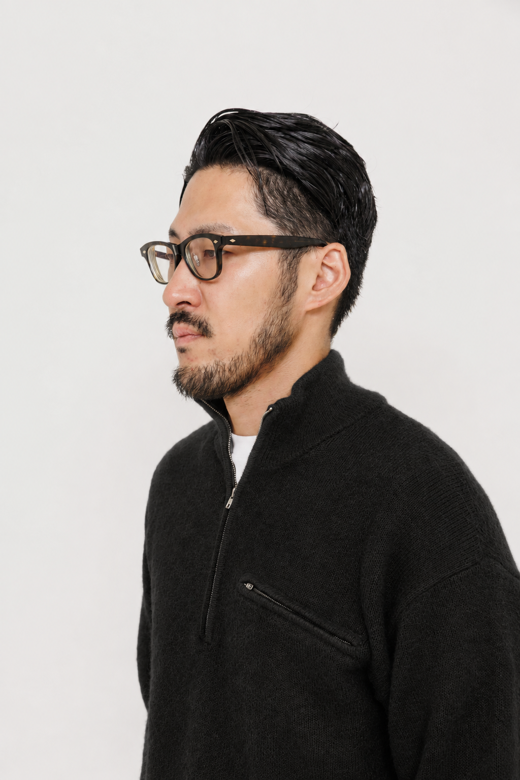 Pull Zip Trucker — Black par Last Call For — packshot 09