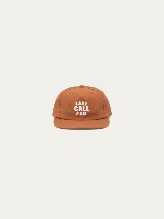 Terracotta "Last Call For" Cotton Cap