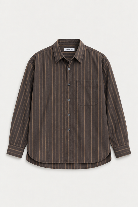 [PRÉCOMMANDE] Chemise Surabaya — Black Stripe