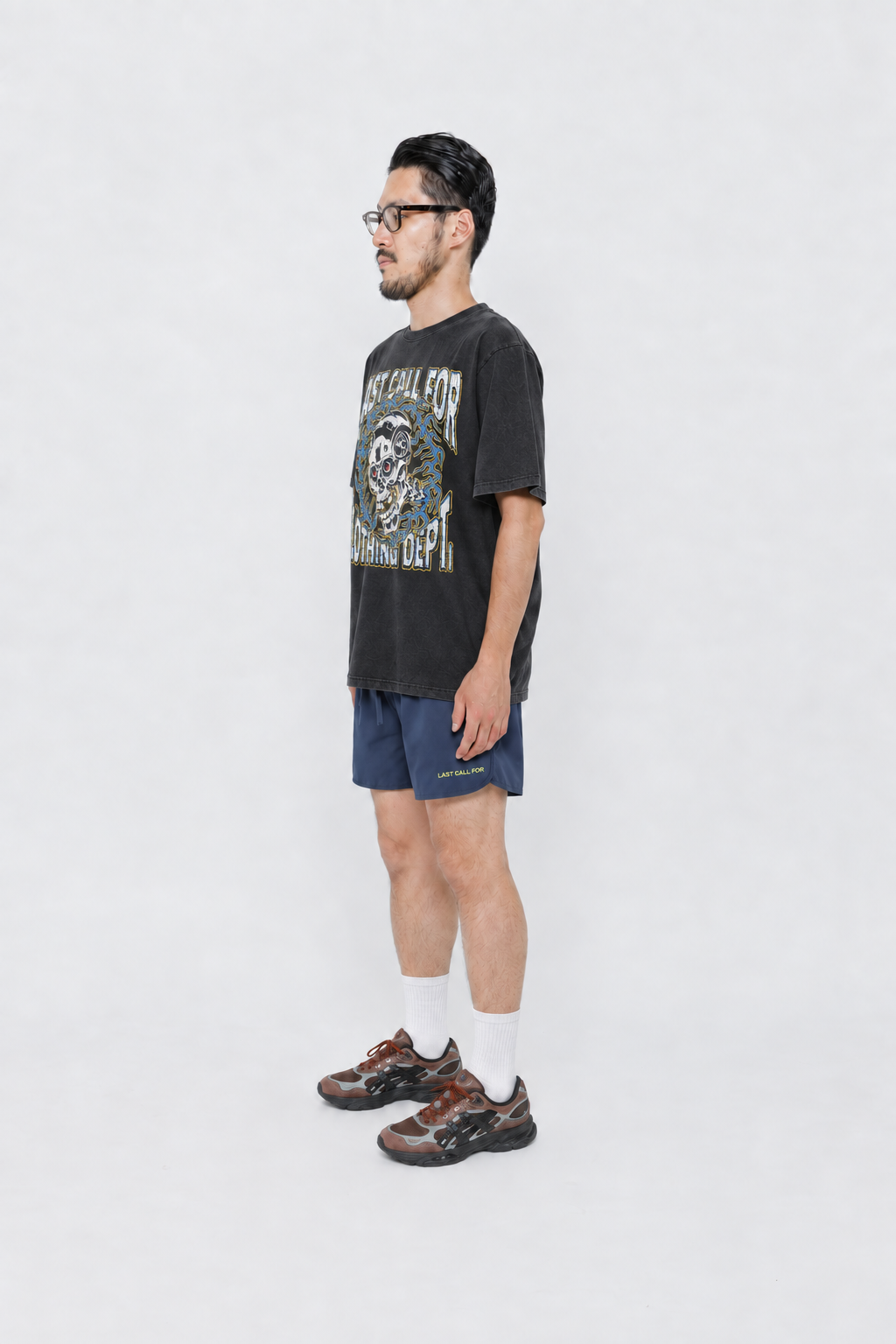TEE SHIRT BOT MC BLACK par Last Call For — packshot 03