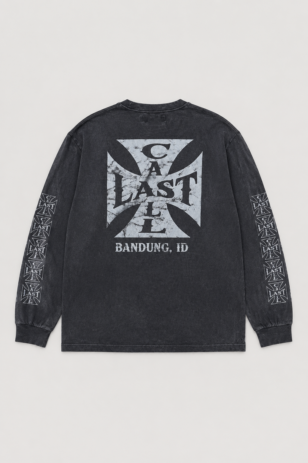 Tee-shirt Cross ML — Black par Last Call For — packshot 01