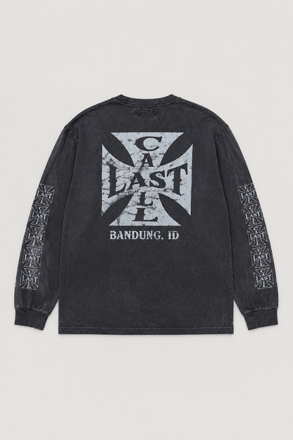 Tee-shirt Cross ML — Black par Last Call For — packshot 01