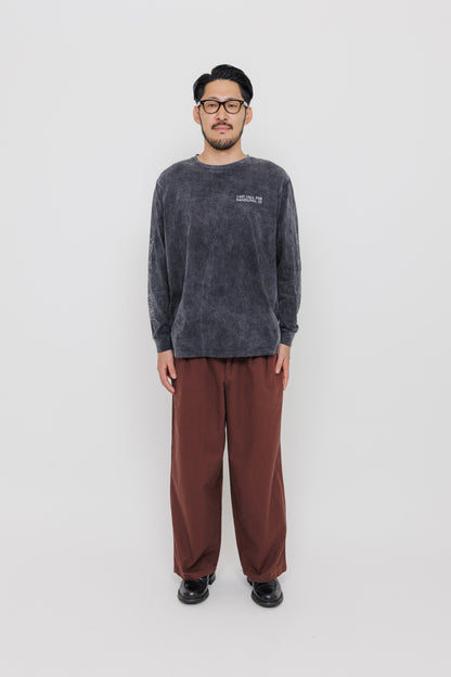 Tee-shirt Cross ML — Black par Last Call For — photo portée 07