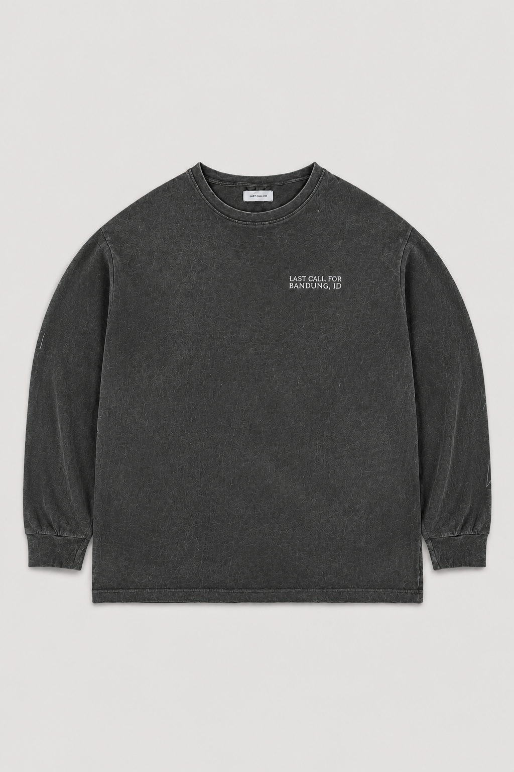 Tee-shirt Cross ML — Black par Last Call For — packshot 11