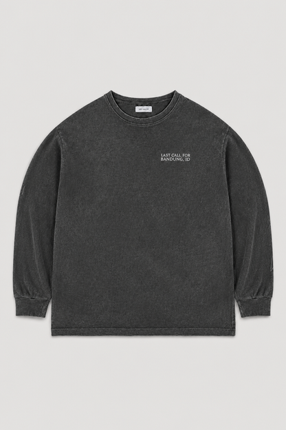Tee-shirt Cross ML — Black par Last Call For — packshot 11