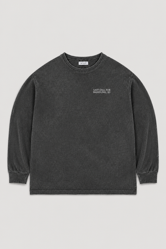 Tee-shirt Cross ML — Black par Last Call For — packshot 11