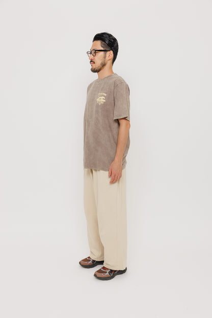 Tee-shirt Last Call Record — Oldgrey / Vaporous Grey par Last Call For — photo portée 04