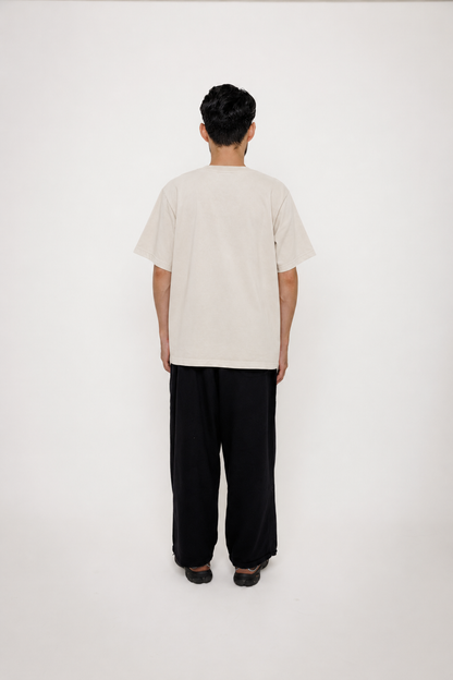 Tee-shirt Logo Box — Oldgrey / Vaporous Grey par Last Call For — packshot 03