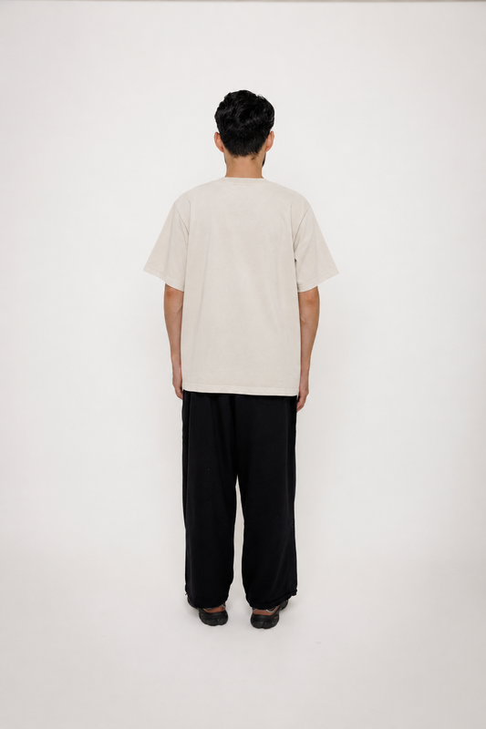 Tee-shirt Logo Box — Oldgrey / Vaporous Grey par Last Call For — packshot 03