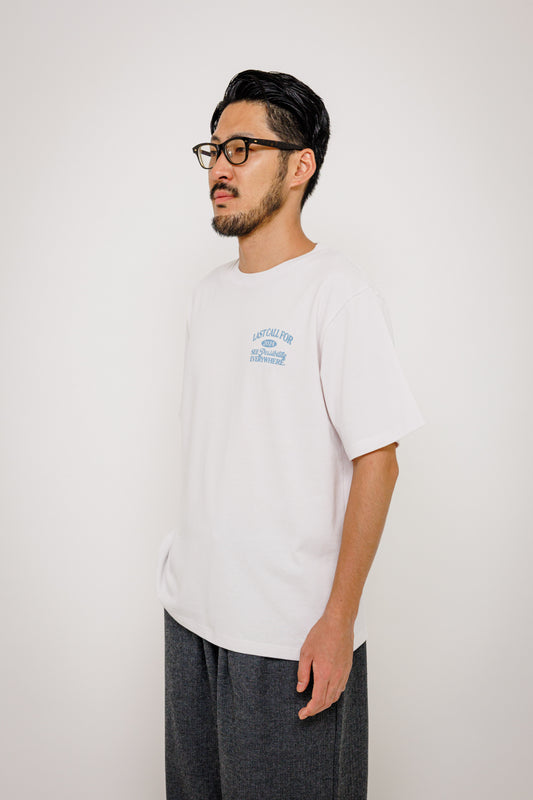 Tee-shirt No Possibilities — White / Smoke Blue par Last Call For — photo portée 04
