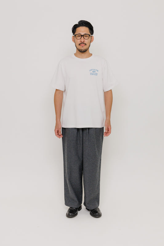 Tee-shirt No Possibilities — White / Smoke Blue par Last Call For — photo portée 06