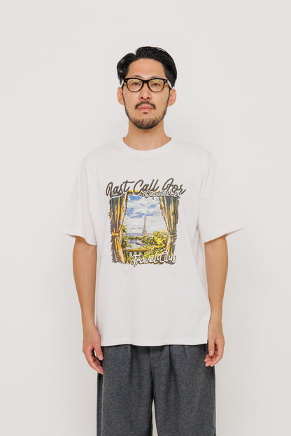Tee-shirt Souvenir Paris — White par Last Call For — photo portée 02