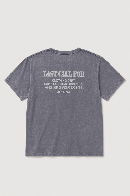 Tee-shirt Support Local Business — Grisswood par Last Call For — packshot 10