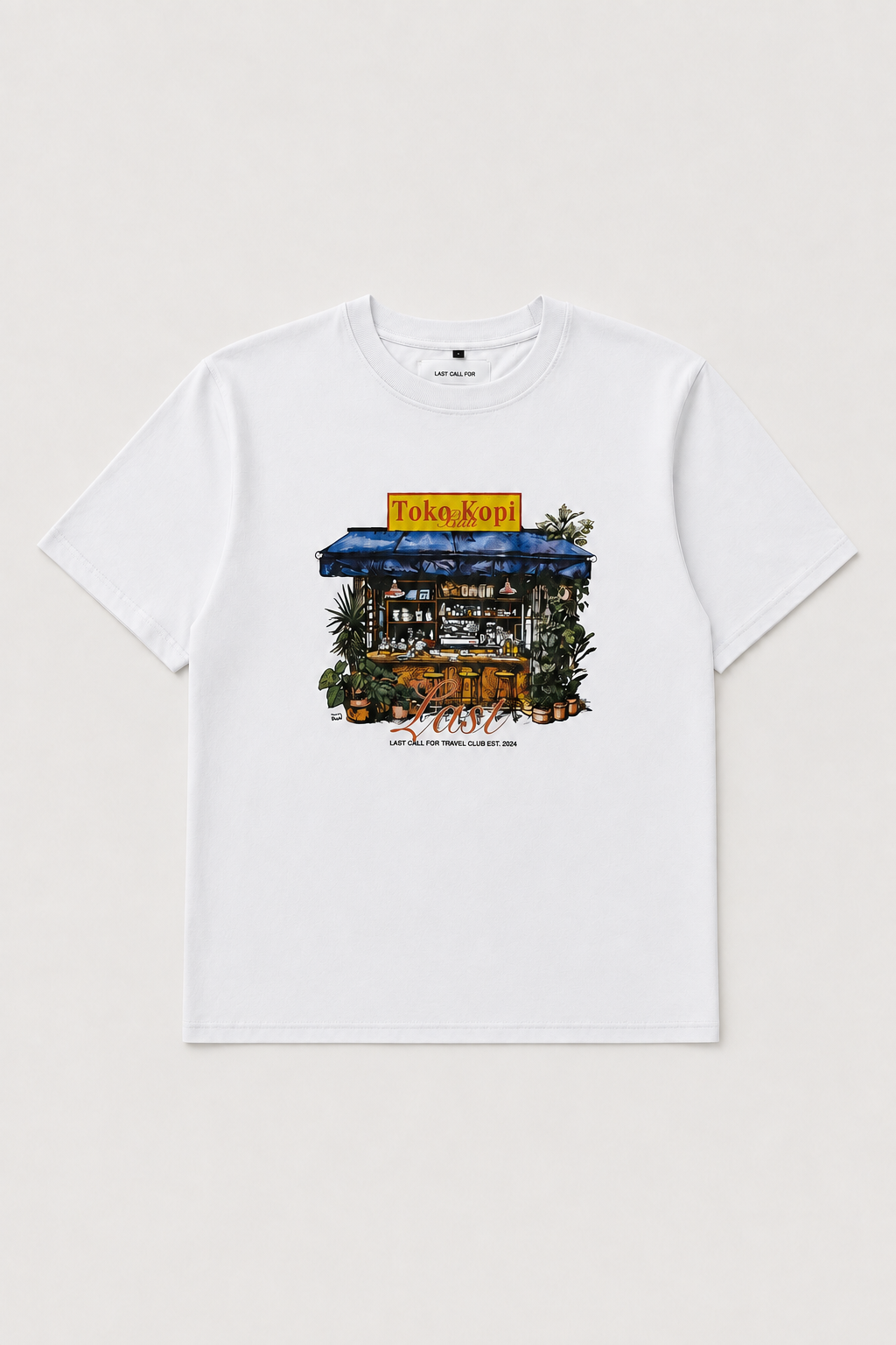 Tee-shirt Toko di Bali — White par Last Call For — packshot 01