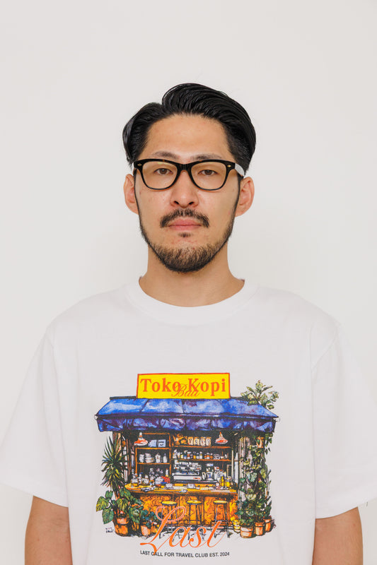 Tee-shirt Toko di Bali — White par Last Call For — photo portée 05