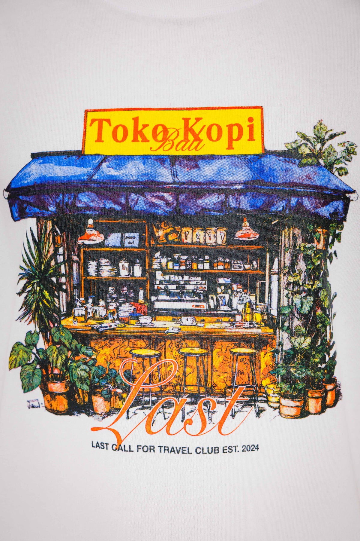 Tee-shirt Toko di Bali — White par Last Call For — photo portée 06