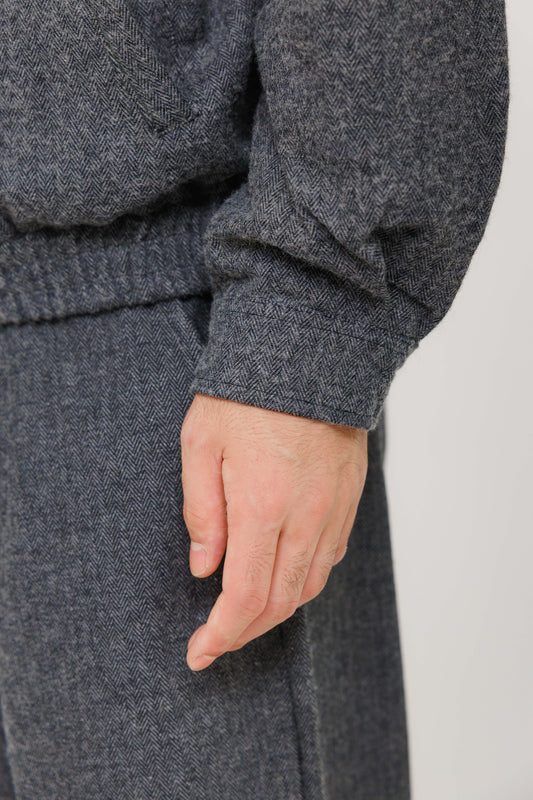 Veste Hinode — Grey par Last Call For — photo portée 04