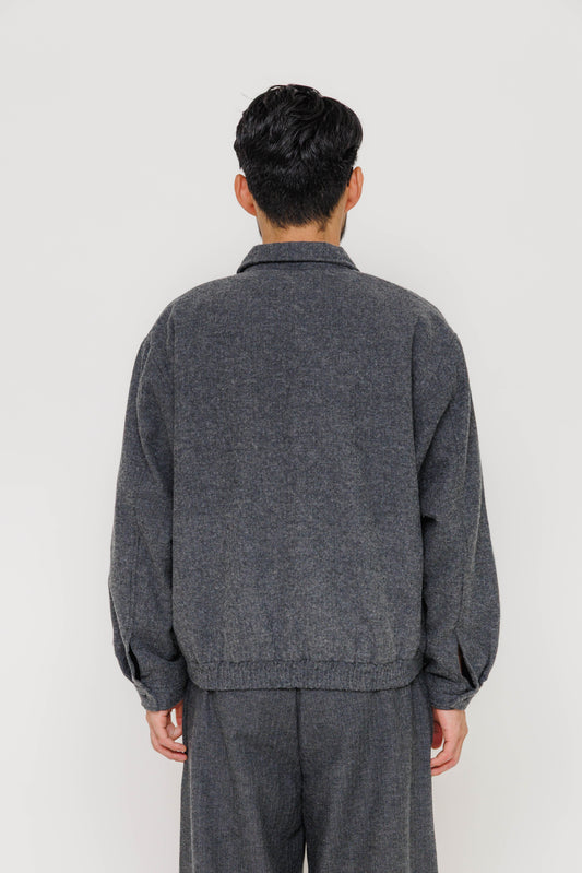 Veste Hinode — Grey par Last Call For — photo portée 05