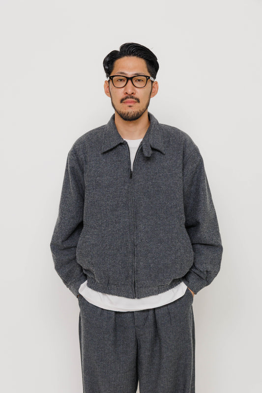 Veste Hinode — Grey par Last Call For — photo portée 11